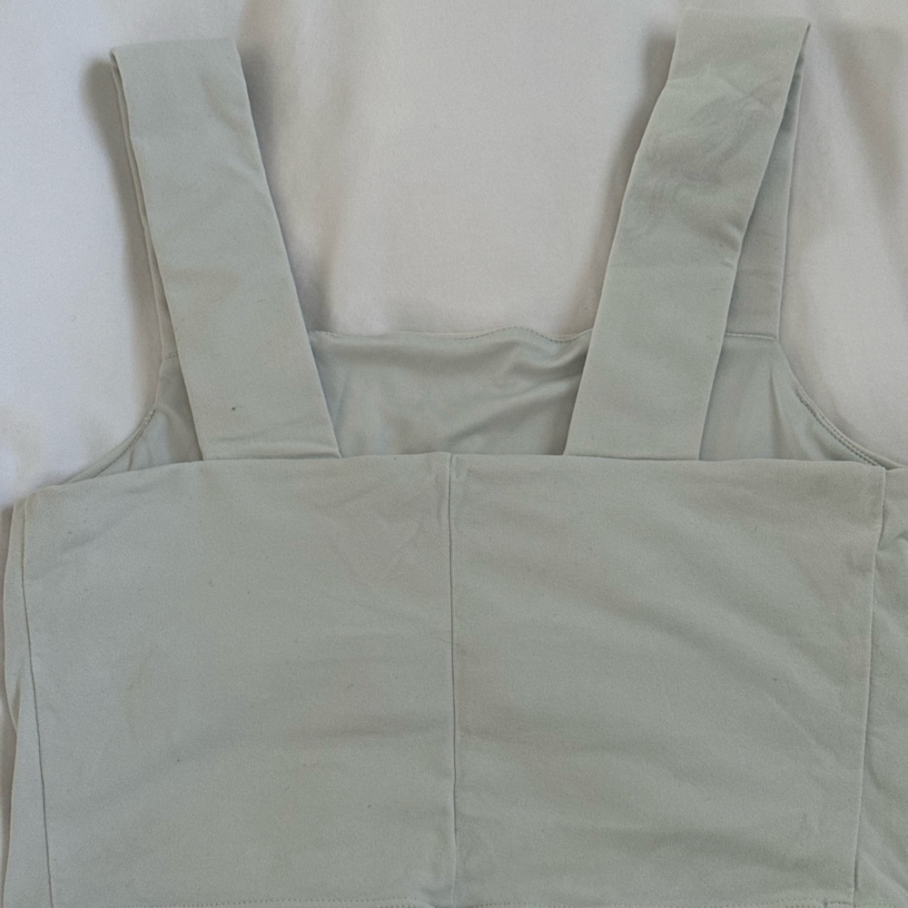 Alo Yoga Square Neck Tank Top in Light Sage